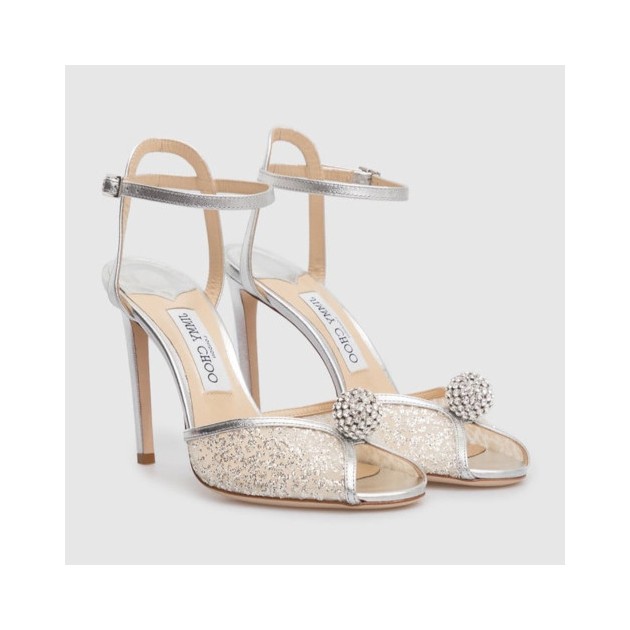 JIMMY CHOO 지미추 여성용 구두 Sacora 100 굽높이 10cm