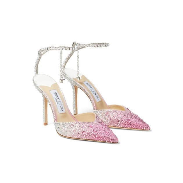 JIMMY CHOO 지미추 여성용 구두 Saeda 100 굽높이 10cm