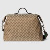 GUCCI 구찌 GG 캔버스 미디엄 더플백 821668