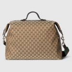 GUCCI 구찌 GG 캔버스 미디엄 더플백 821668