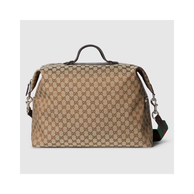 GUCCI 구찌 GG 캔버스 미디엄 더플백 821668