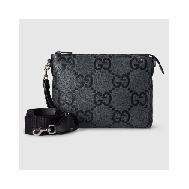 GUCCI 구찌 GG 점보 미디엄 크로스백 696009