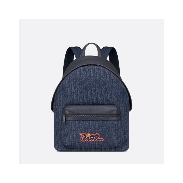 DIOR 디올 AND KAWS 지퍼 백팩 1ESBA