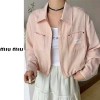 MIUMIU 미우미우 밑단 스트링 쟈켓 셔츠 4COLOR