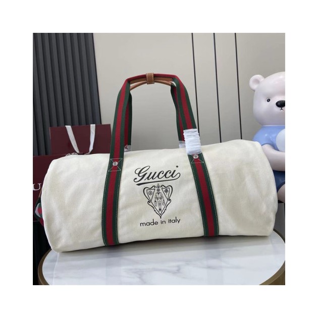 GUCCI 구찌 프린트 캔버스 라지 더플백 816866 2COLOR