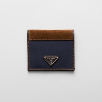 PRADA 프라다 리나일론 앤 레더 월렛 2MO004