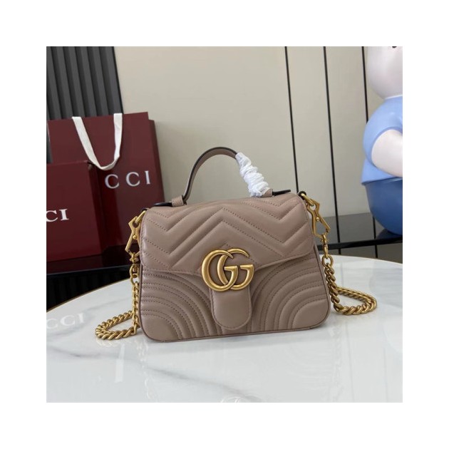 GUCCI 구찌 GG 마몽 미니 탑 핸들백 547260