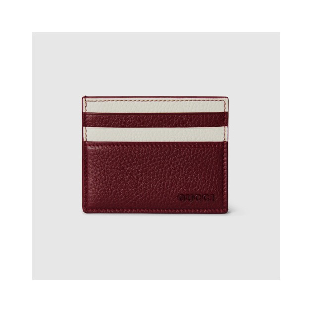 GUCCI 구찌 로고 바이컬러 카드 케이스 817043