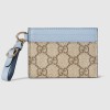 GUCCI 구찌  GG 엠블럼 스트랩 카드 케이스 819121