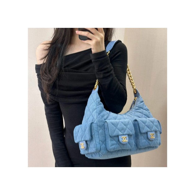 CHANEL 샤넬 호보백 라지 제니백 AS7045