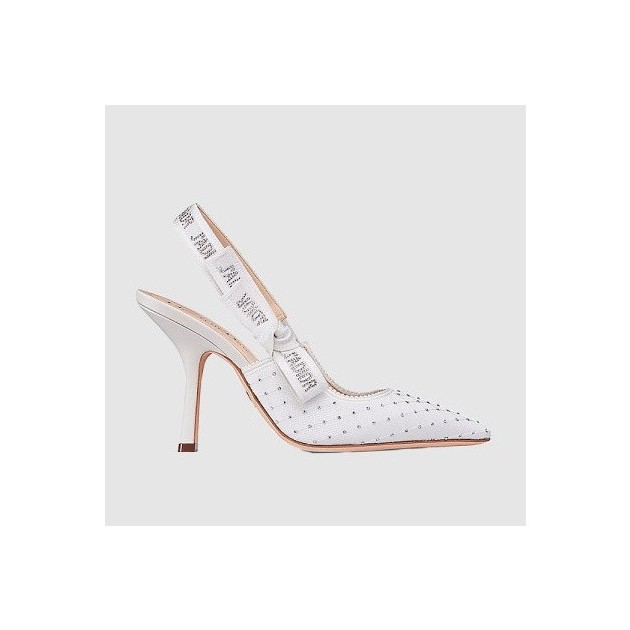 DIOR 디올 여성용 구두 (궆높이9.5cm) JAdior 슬링백 펌프스 KDP86