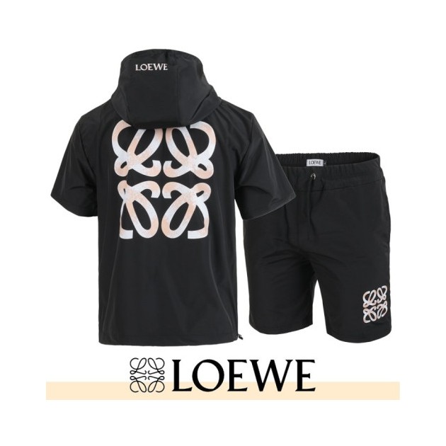 LOEWE 로에베 아나그램 우븐 하프 셋업