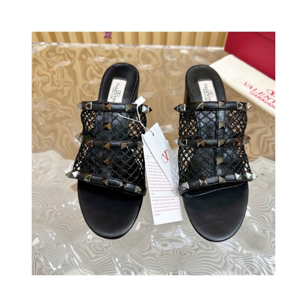 VALENTINO 발렌티노 여성용 슬리퍼 (굽높이6CM) V59535 2COLOR