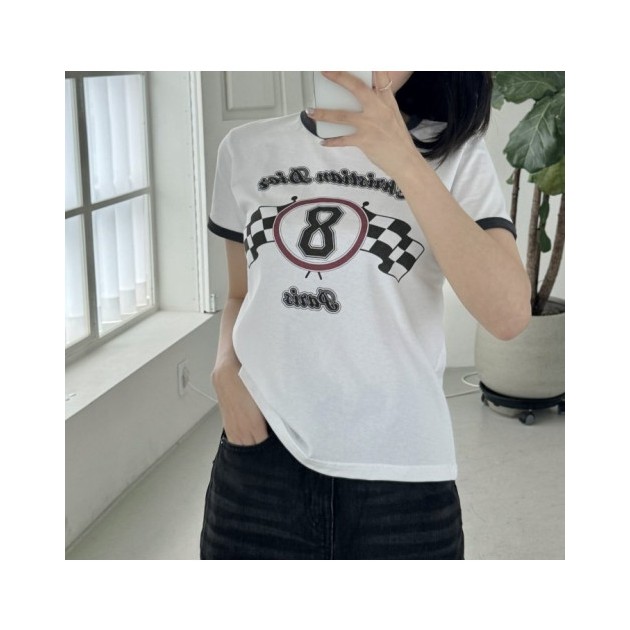 DIOR 디올 레이스 티셔츠