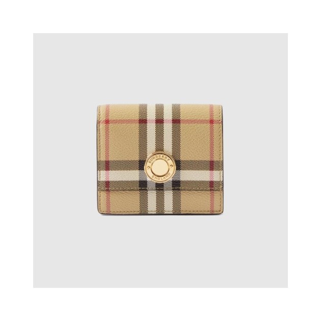 BURBERRY 버버리 스몰 체크 반지갑 80704171