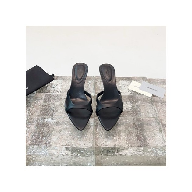 SAINT LAURENT 생로랑 여성용 슬리퍼 (굽높이6.5CM) Y64840 2COLOR