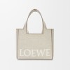 LOEWE 로에베 스몰 로에베 폰트 토트 자카드 캔버스