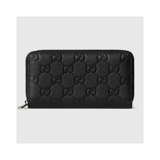 GUCCI 구찌 프린트 지파 어라운드 장지갑 GG 835003