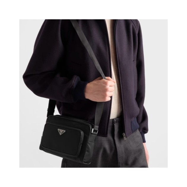 PRADA 프라다 리나일론 사피아노 스몰 숄더백 2VH190