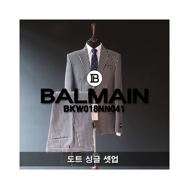 BALMAIN 발망 도트 싱글 셋업