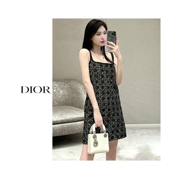 DIOR 디올 메트로까나쥬 끈나시 니트원피스