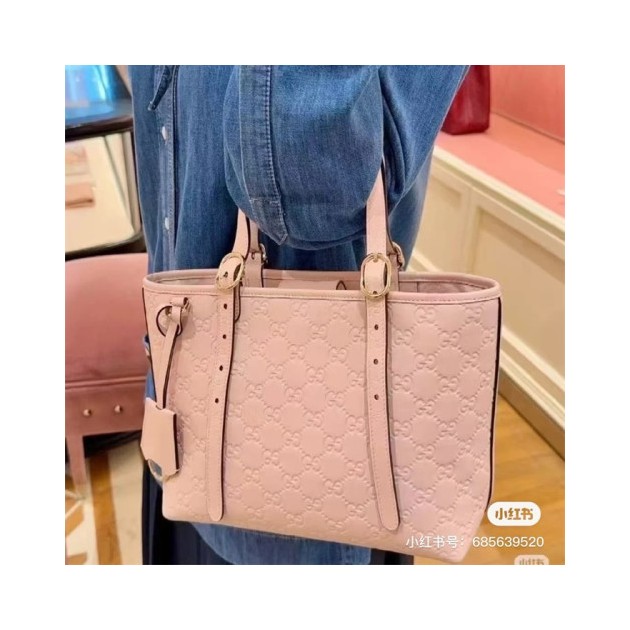 GUCCI 구찌 GG 엠블럼 미디엄 토트백 847456 2COLOR