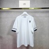 AMI 아미 배색 밴딩 반팔티 2COLOR