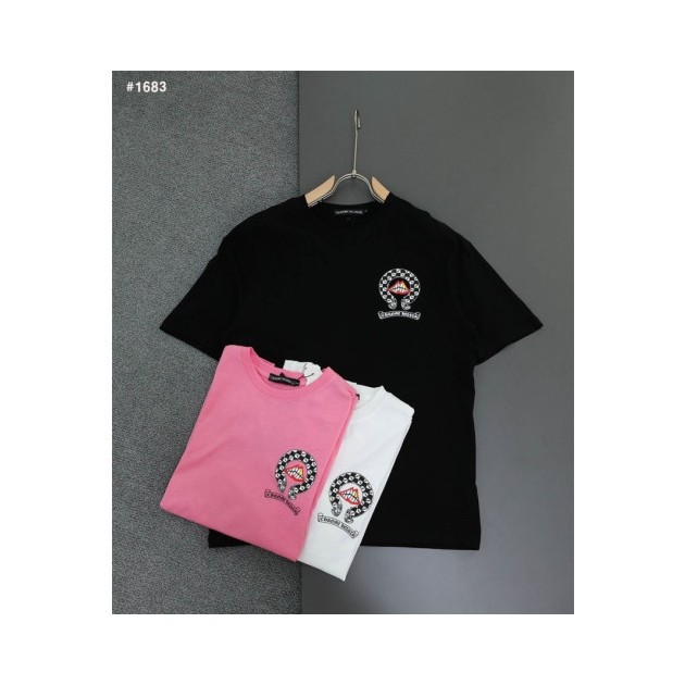 CHROME HEARTS 크롬하츠 레드 마우스 말발굽 반팔 티셔츠