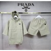 PRADA 프라다 쿨링 아노락 스트링 후드 &밴딩 팬츠 4COLOR