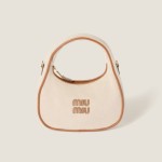 MIUMIU 미우미우 완더 캔버스 레더백 5BC125