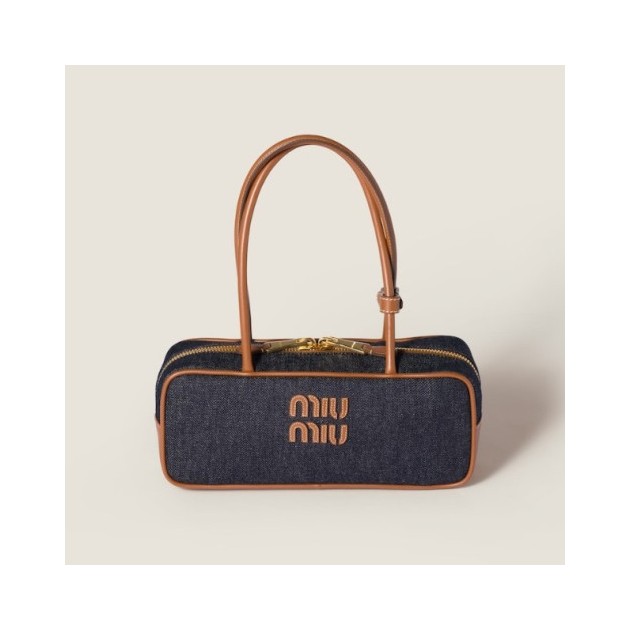 MIUMIU 미우미우 보 데님백 5BB173