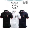 GUCCI 구찌 타이거 자수 반팔 카라티