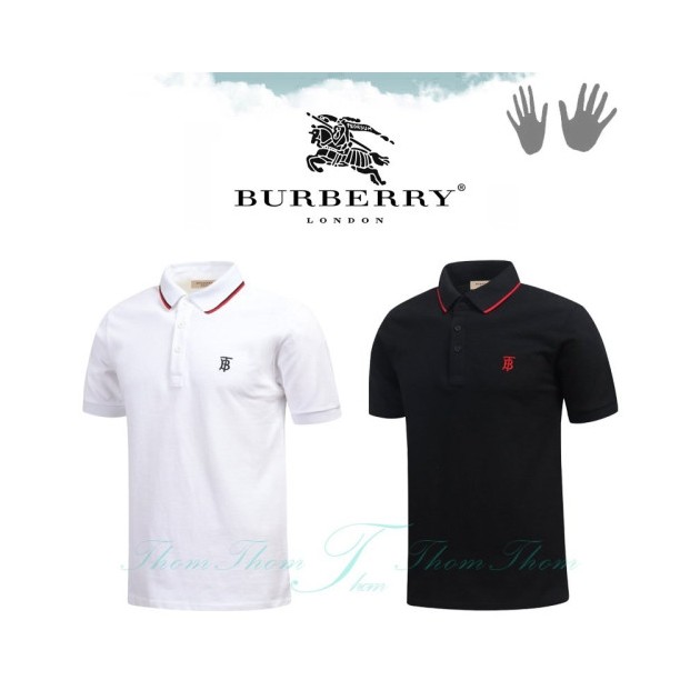 BURBERRY 버버리 체크자수 카라티