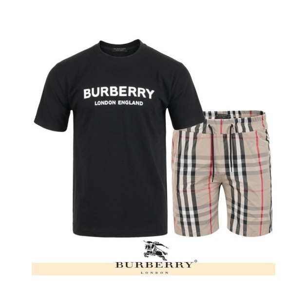 BURBERRY 버버리 레터링 나일론 반바지 셋업
