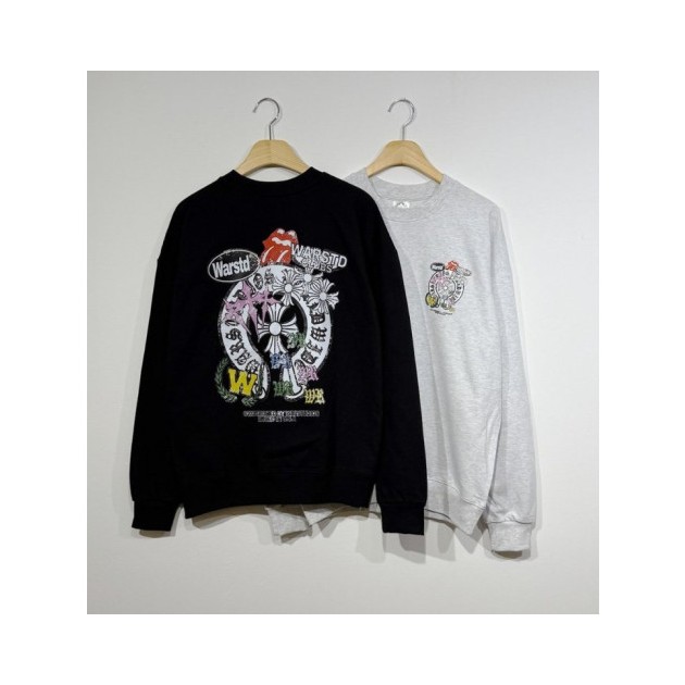 CHROME HEARTS 크롬하츠 아르데코 루즈핏 맨투맨 2COLOR