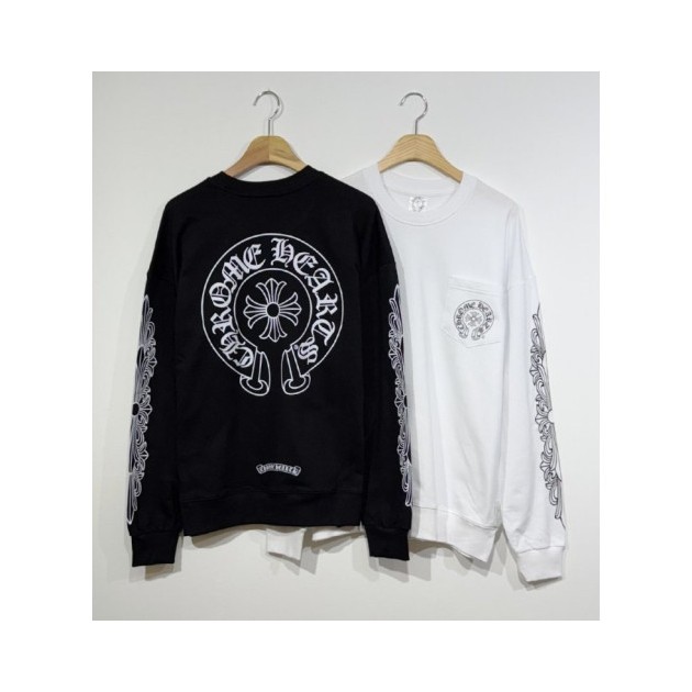 CHROME HEARTS 크롬하츠 포켓 SLP 루즈핏 맨투맨