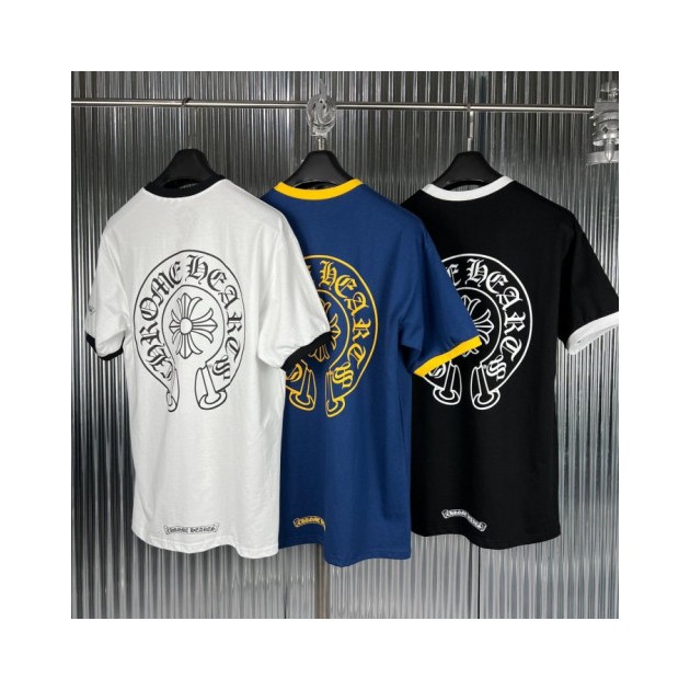 CHROME HEARTS 크롬하츠 링거 배색 반팔 3COLOR