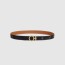 HERMES 에르메스 Flot 벨트 버클 sur Mer 리버서블 가죽 스트랩 2COLOR