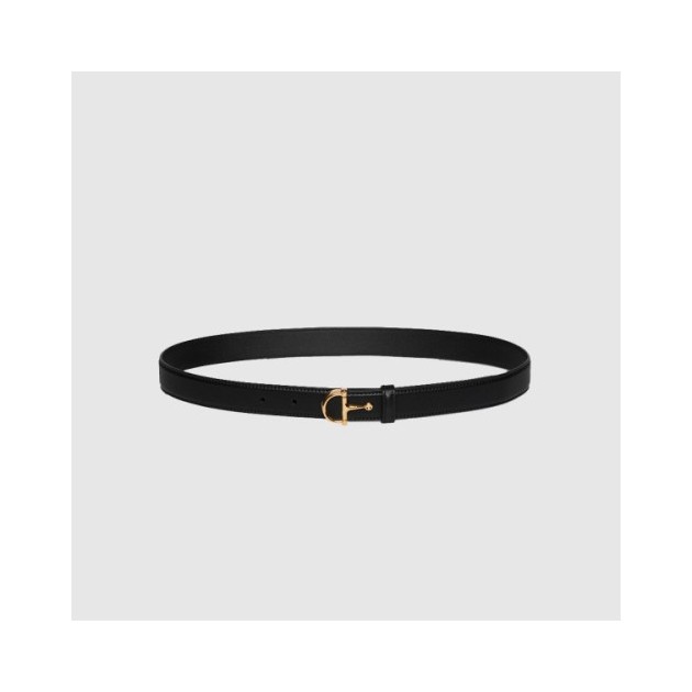 GUCCI 구찌 하프 호스빗 버클 벨트 ‎836993 2COLOR (금장/은장)