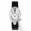BREGUET 브레게 퀸 오브 나폴리 화이트골드 다이아 베젤 실크/레더 스트랩 V2버전 8928BB/51/944/DD0D