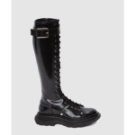 ALEXANDER MCQUEEN 알렉산더맥퀸 트레드 슬릭 니하이 부츠 595466