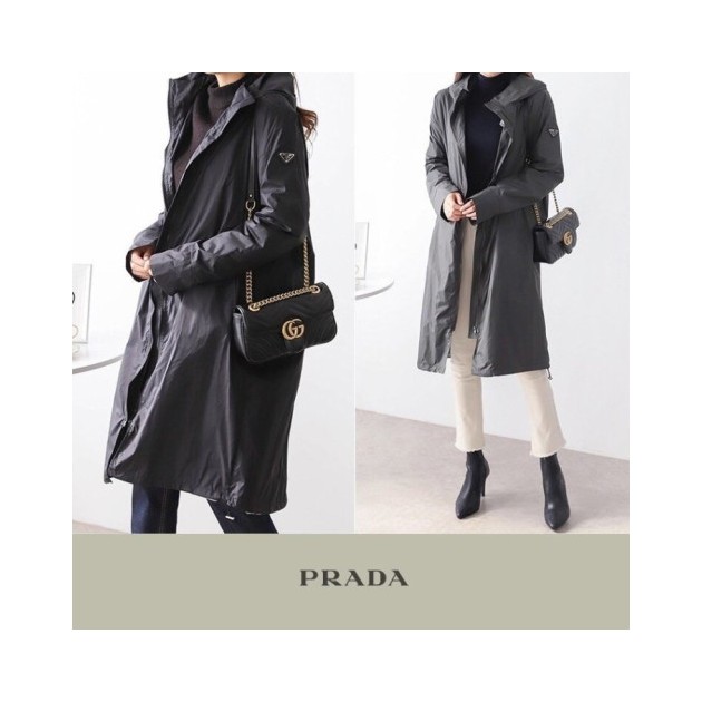 PRADA 프라다 뒷테이프 롱자켓 2COLOR