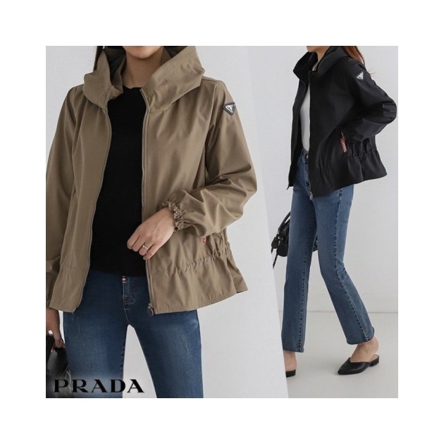 ●9월 판매 17위● PRADA 프라다 미니셔링 야상 2COLOR