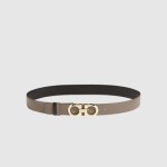 FERRAGAMO 페레가모 가길이 조절이 가능한 리버서블 간치니 벨트 67A254
