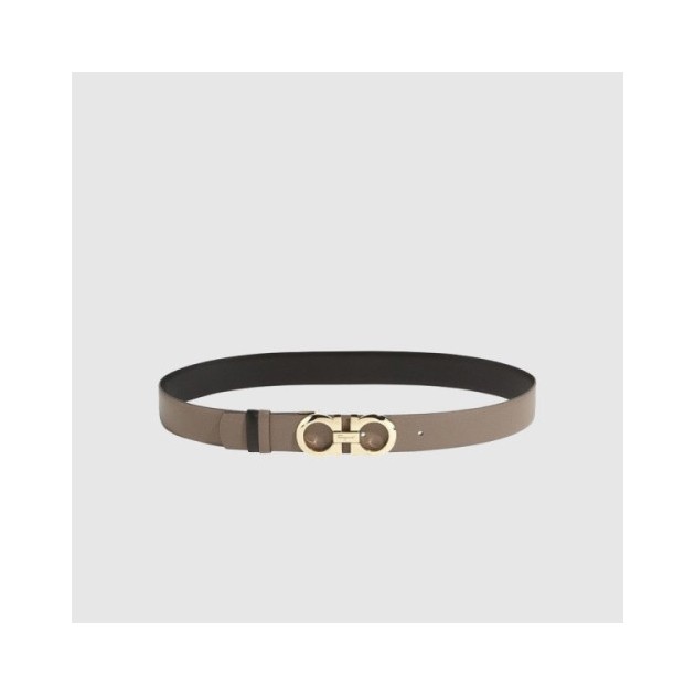 FERRAGAMO 페레가모 가길이 조절이 가능한 리버서블 간치니 벨트 67A254