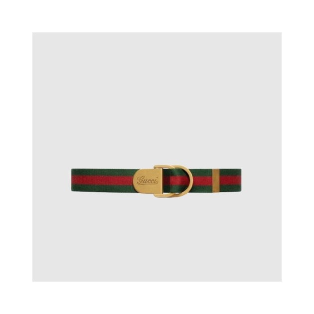 GUCCI 구찌 웹 모티프 앤 로고 버클 벨트 787895