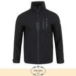 PRADA 프라다 클래식 레터링 윈드 블루종