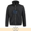 PRADA 프라다 클래식 블랙 삼각로고 빅후드 바람막이