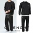 GIVENCHY 지방시 레더로고 레이어드 맨투맨 셋업