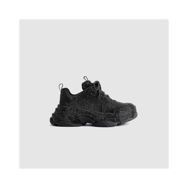 BALENCIAGA 발렌시아가 트리플 S 라인스톤 스니커즈 524039 2COLOR